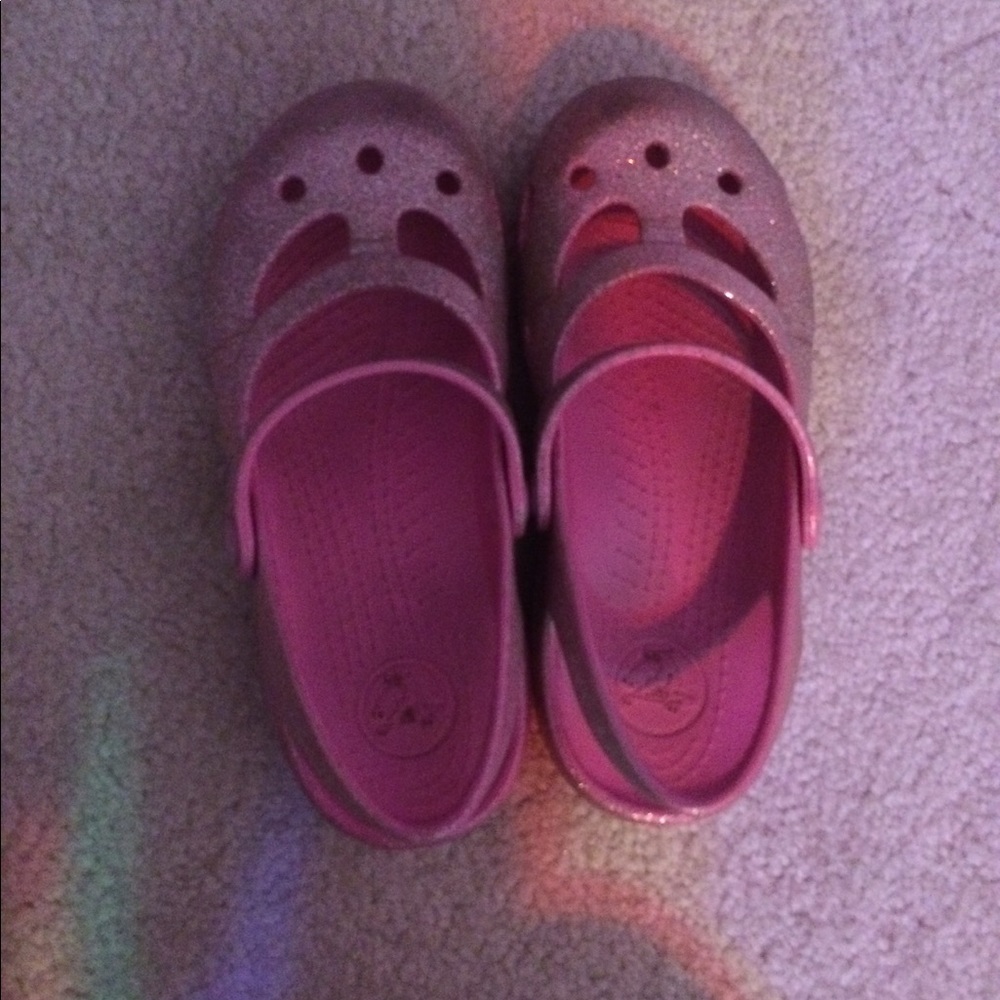 Pink Crocs Girls